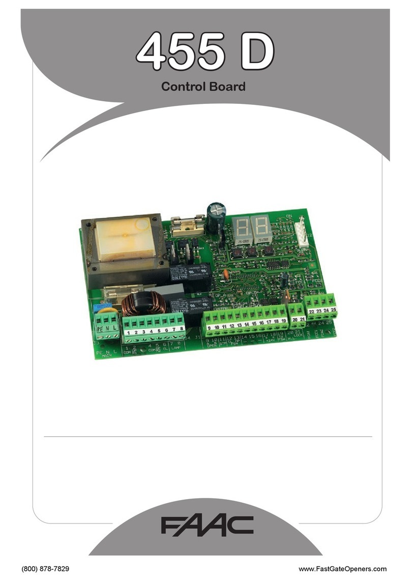 FAAC 455 D manual