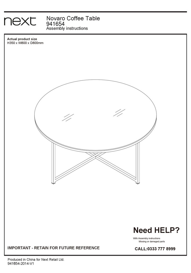 Next Novaro 941654 Assembly instructions