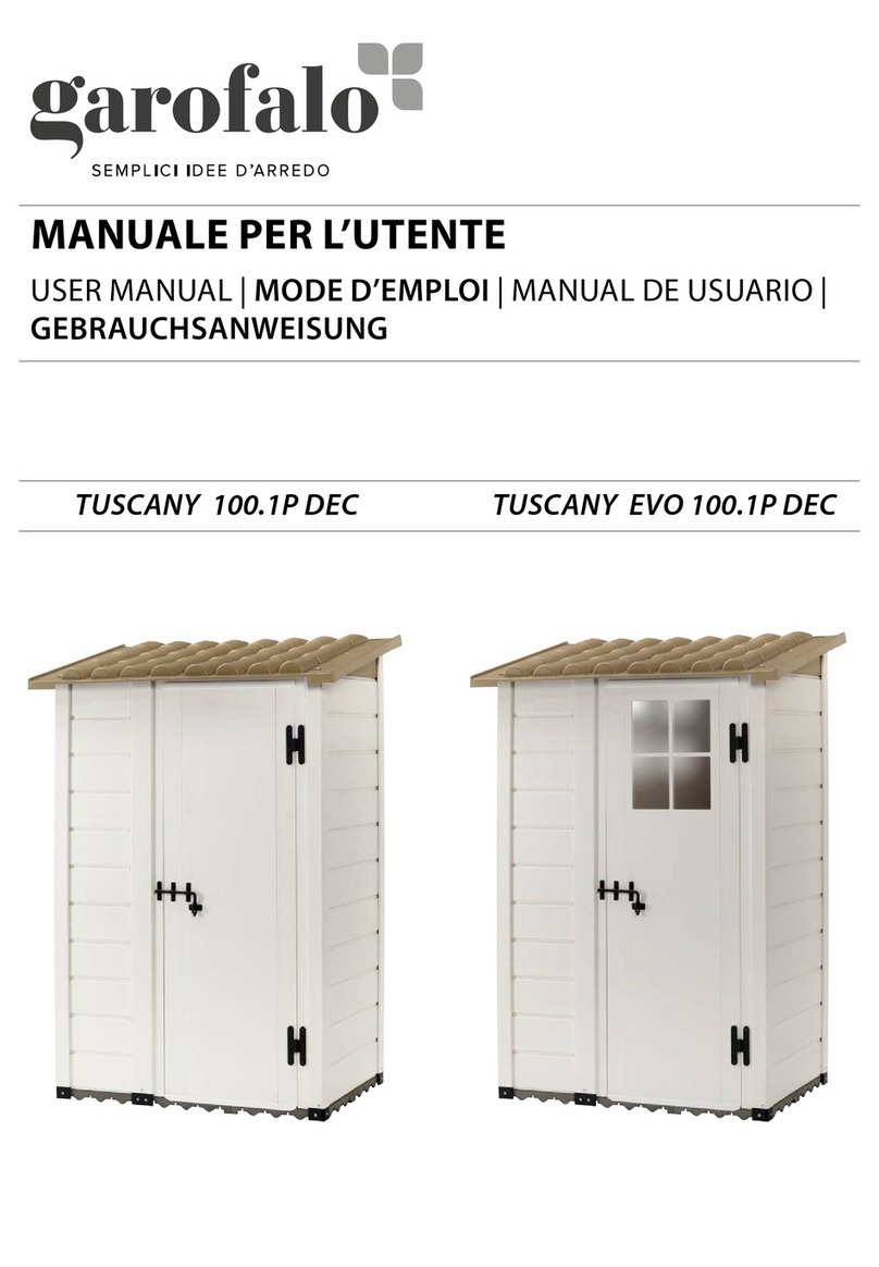 garofalo TUSCANY 100.1P DEC user manual garofalo TUSCANY 100.1P DEC user manual