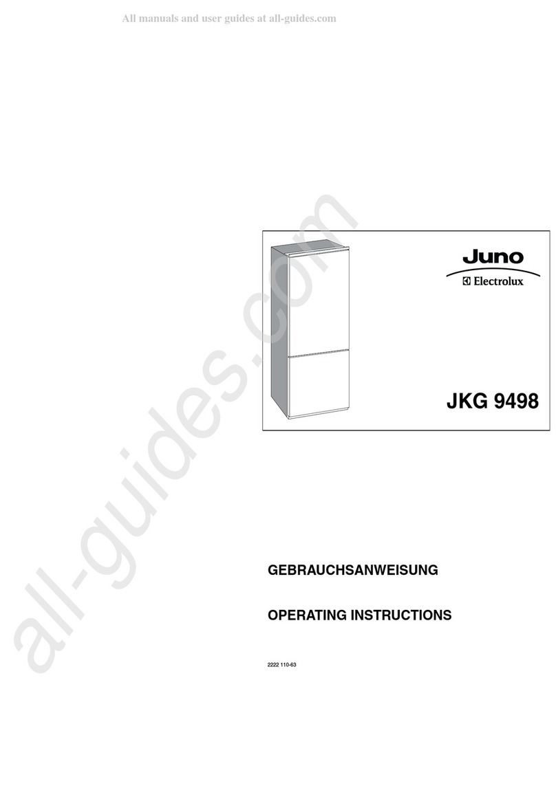 Electrolux JUNO JKG 9498 User manual Electrolux JUNO JKG 9498 User manual
