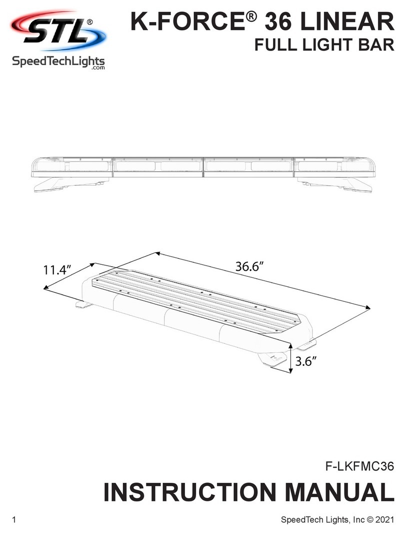 SpeedTech Lights K-FORCE 36 LINEAR User manual