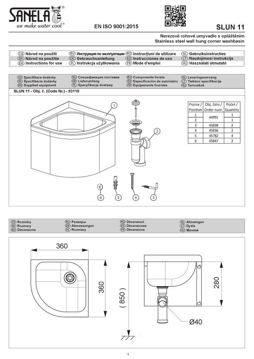 Sanela SLUN 11 Instructions for use