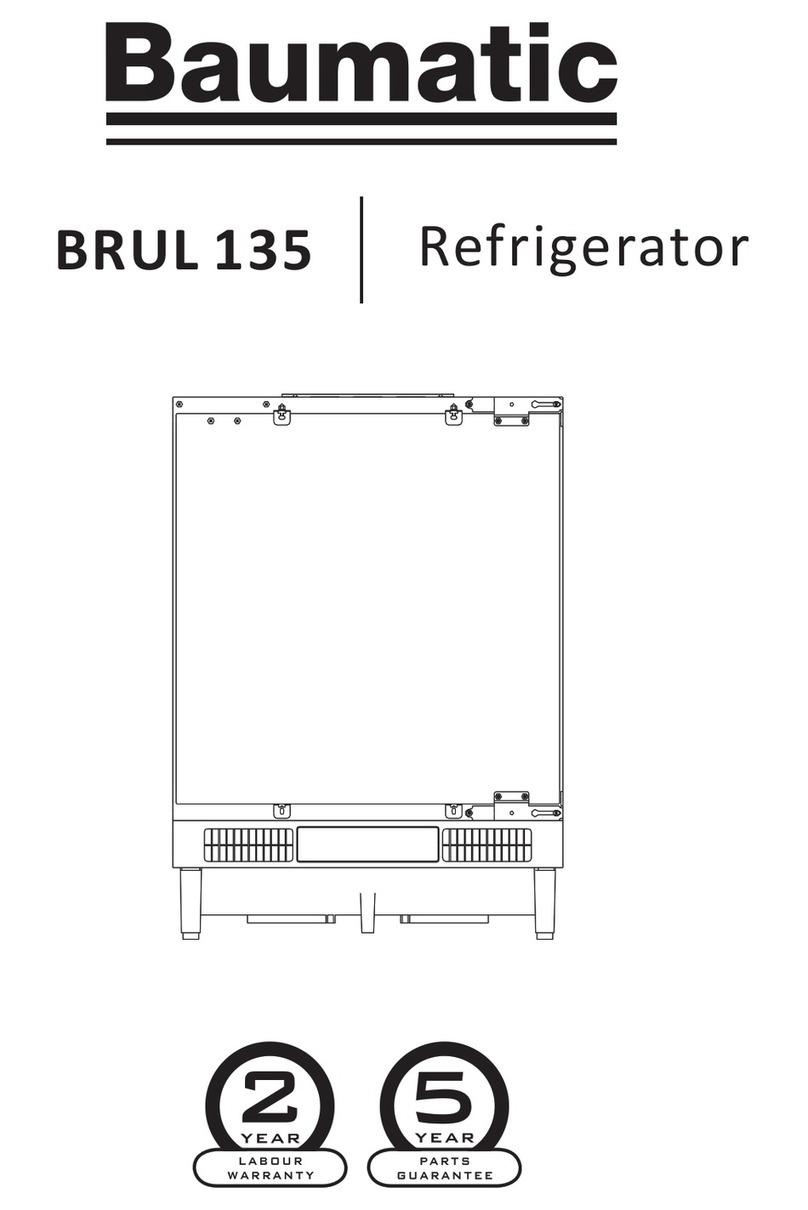 Baumatic BRUL 135 User manual
