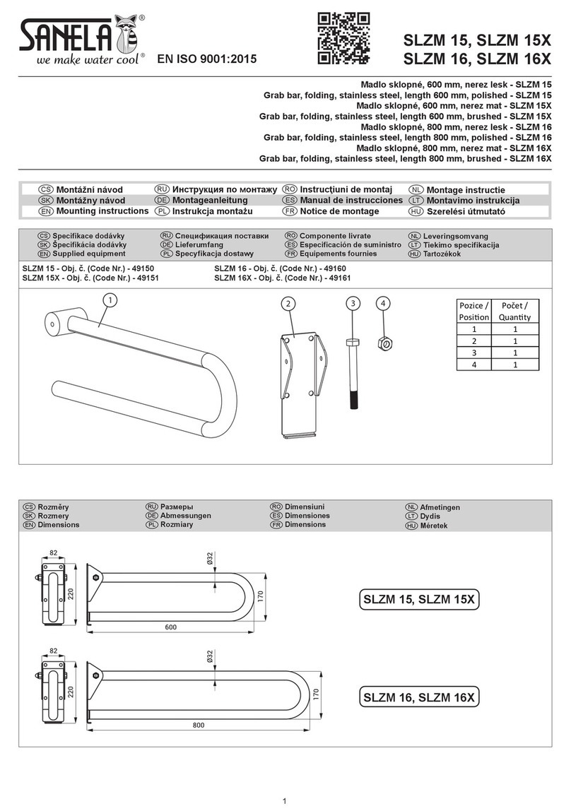 Sanela SLZM 15X Mounting instructions