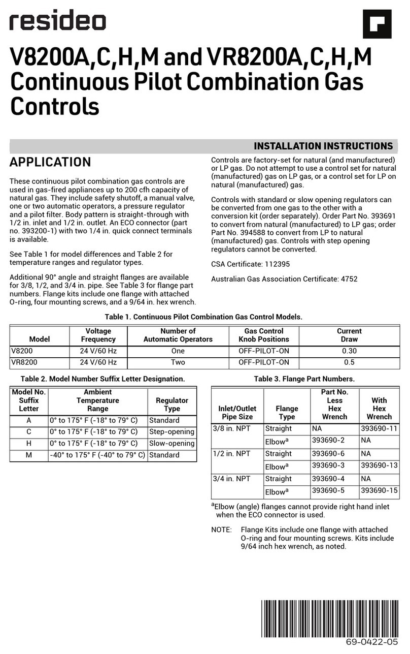 resideo V8200 installation instructions