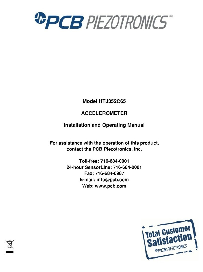 PCB Piezotronics HTJ352C65 Installation and operating manual PCB Piezotronics HTJ352C65 Installation and operating manual