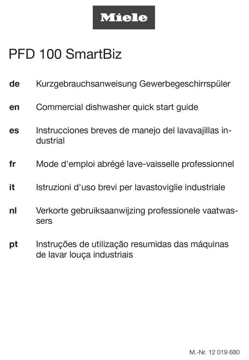 Miele PFD 100 SmartBiz User manual