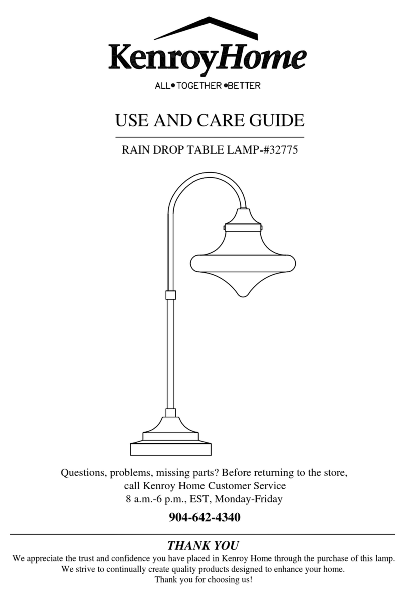 Kenroy Home RAIN DROP 32775 User manual
