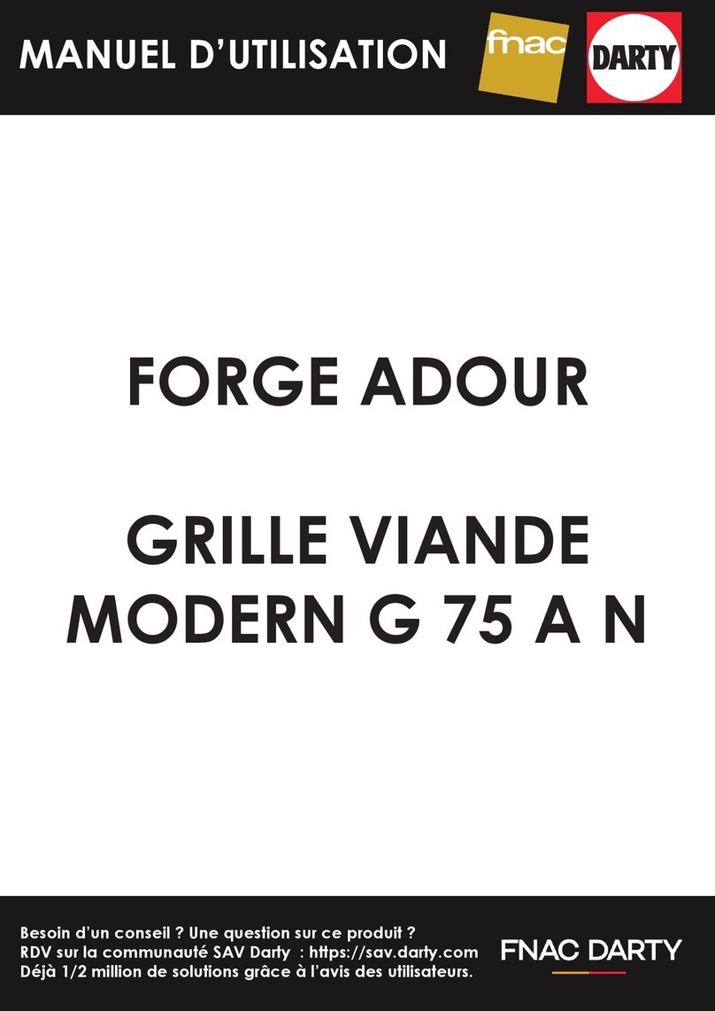 FORGE ADOUR MODERN G 75 A N manual FORGE ADOUR MODERN G 75 A N manual