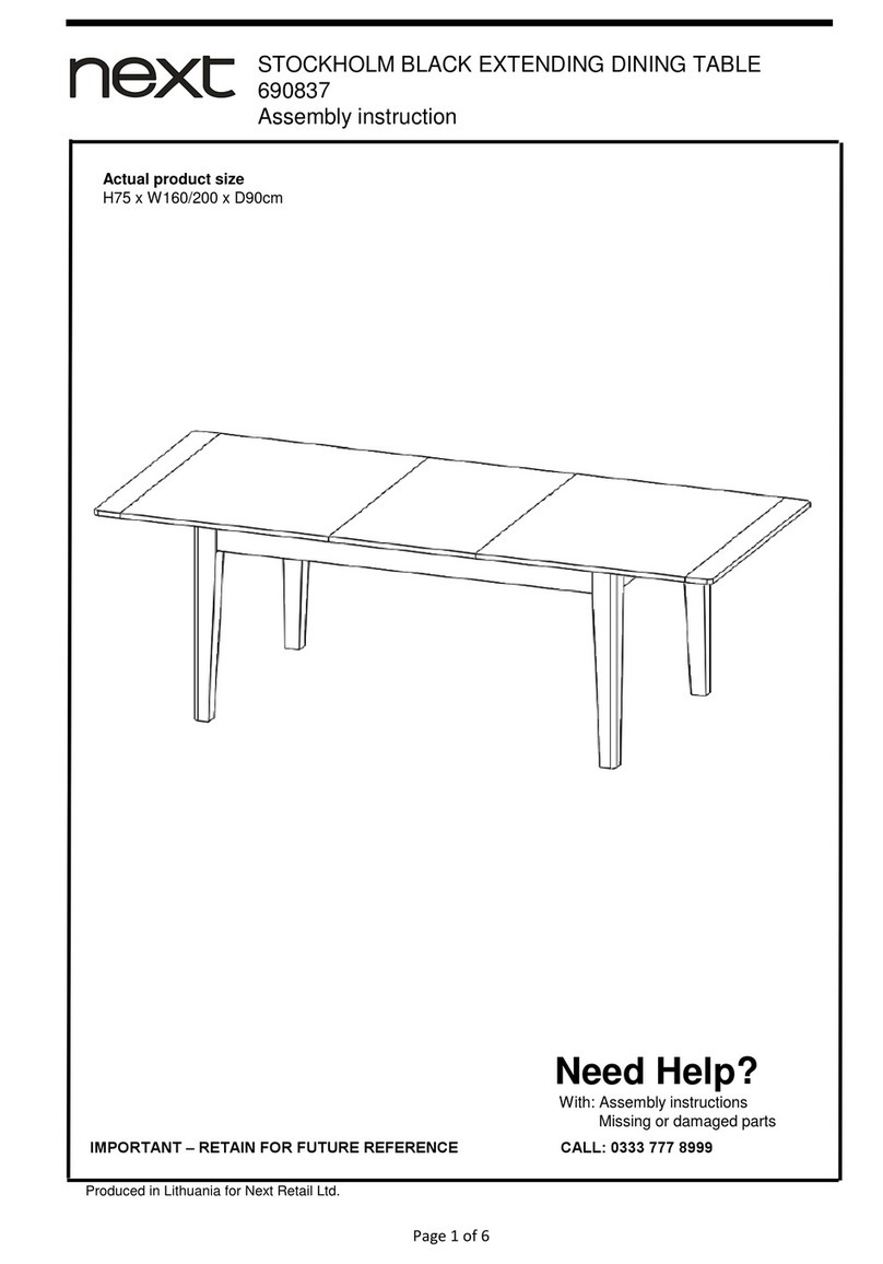 Next STOCKHOLM 690837 User manual