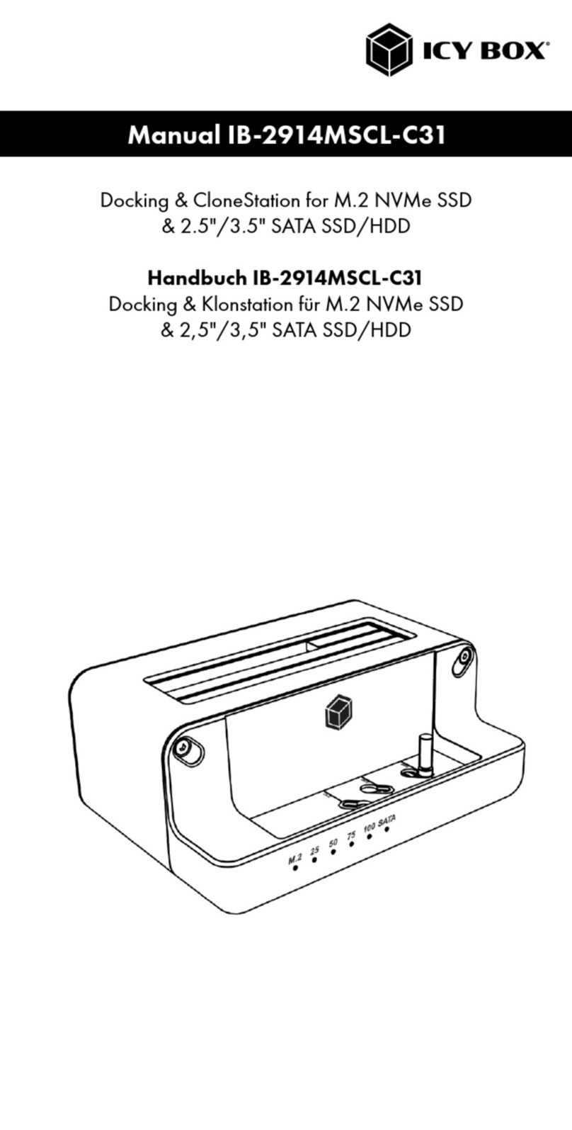 Icy Box IB-2914MSCL-C31 User manual