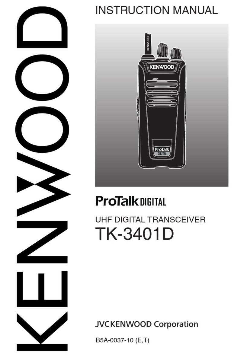 Kenwood ProTalk TK-3401D instruction manual