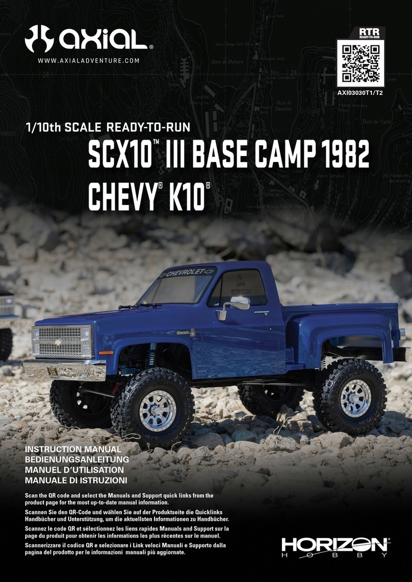 Horizon Hobby axial SCX10 III BASE CAMP 1982 CHEVY K10 instruction manual