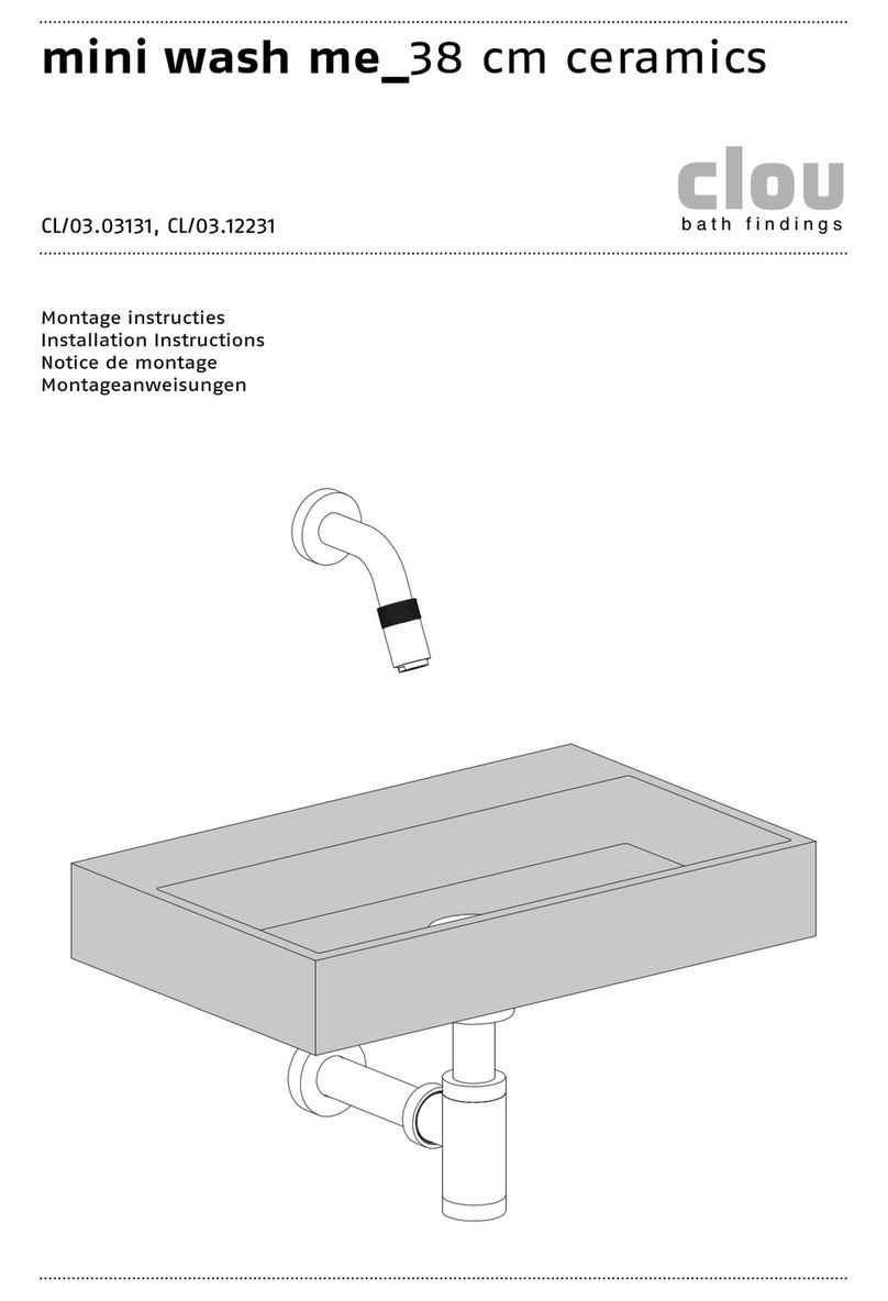 Clou mini wash me CL/03.03131 User manual