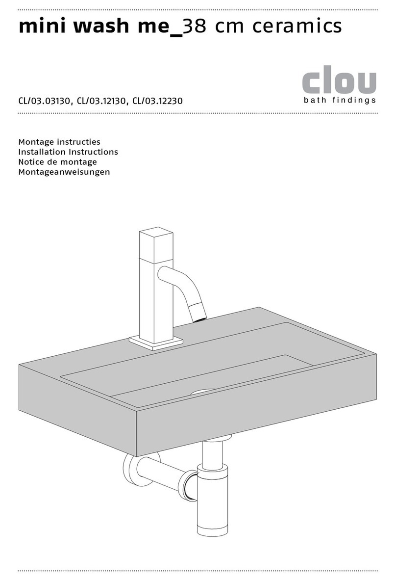 Clou mini wash me CL/03.12130 User manual