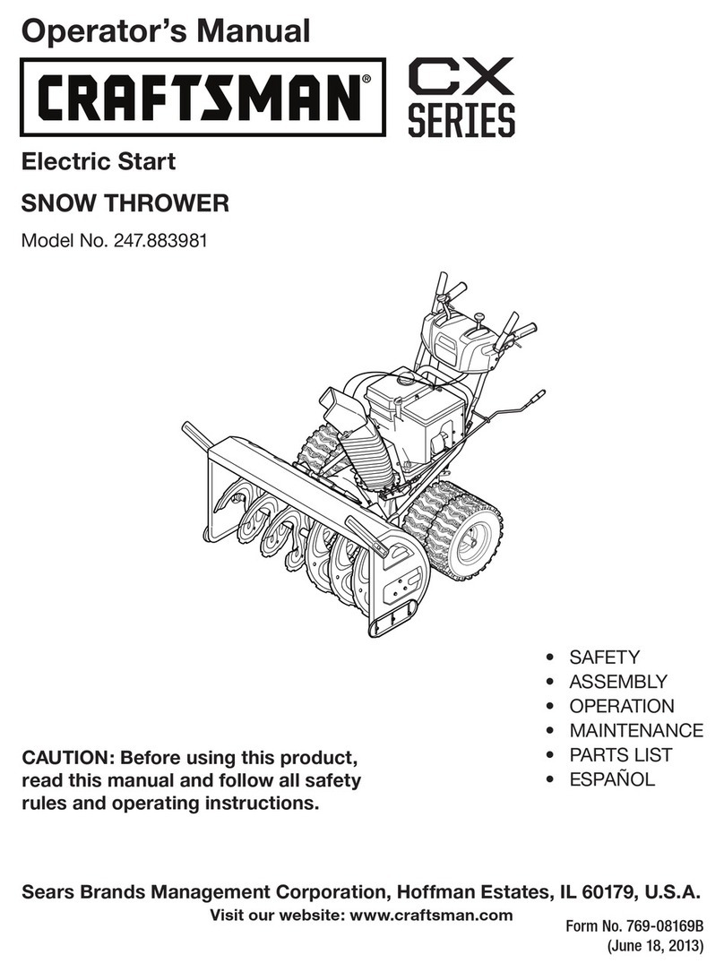 Craftsman CX Series Operator's manual