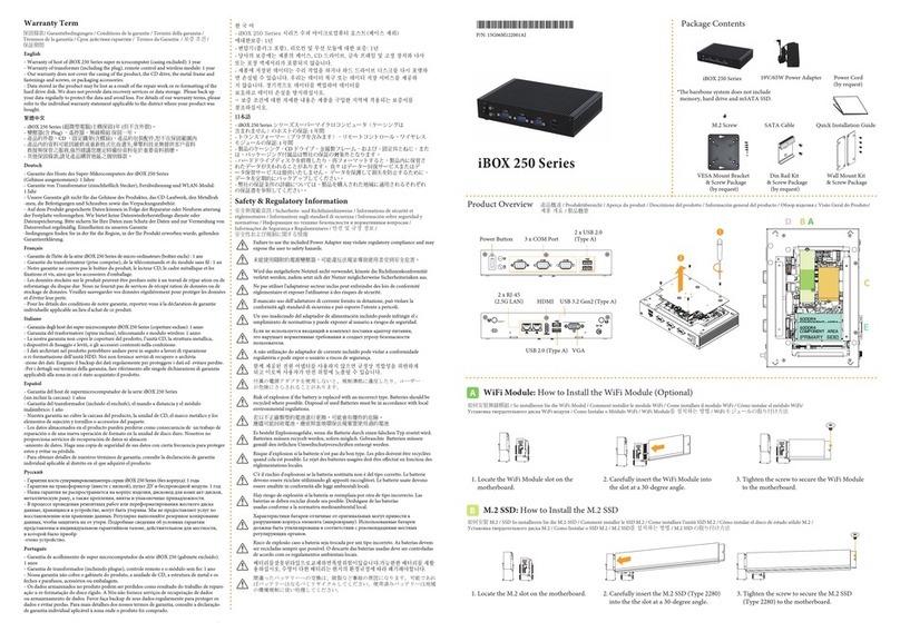 ASROCK iBOX 250 Series How to install