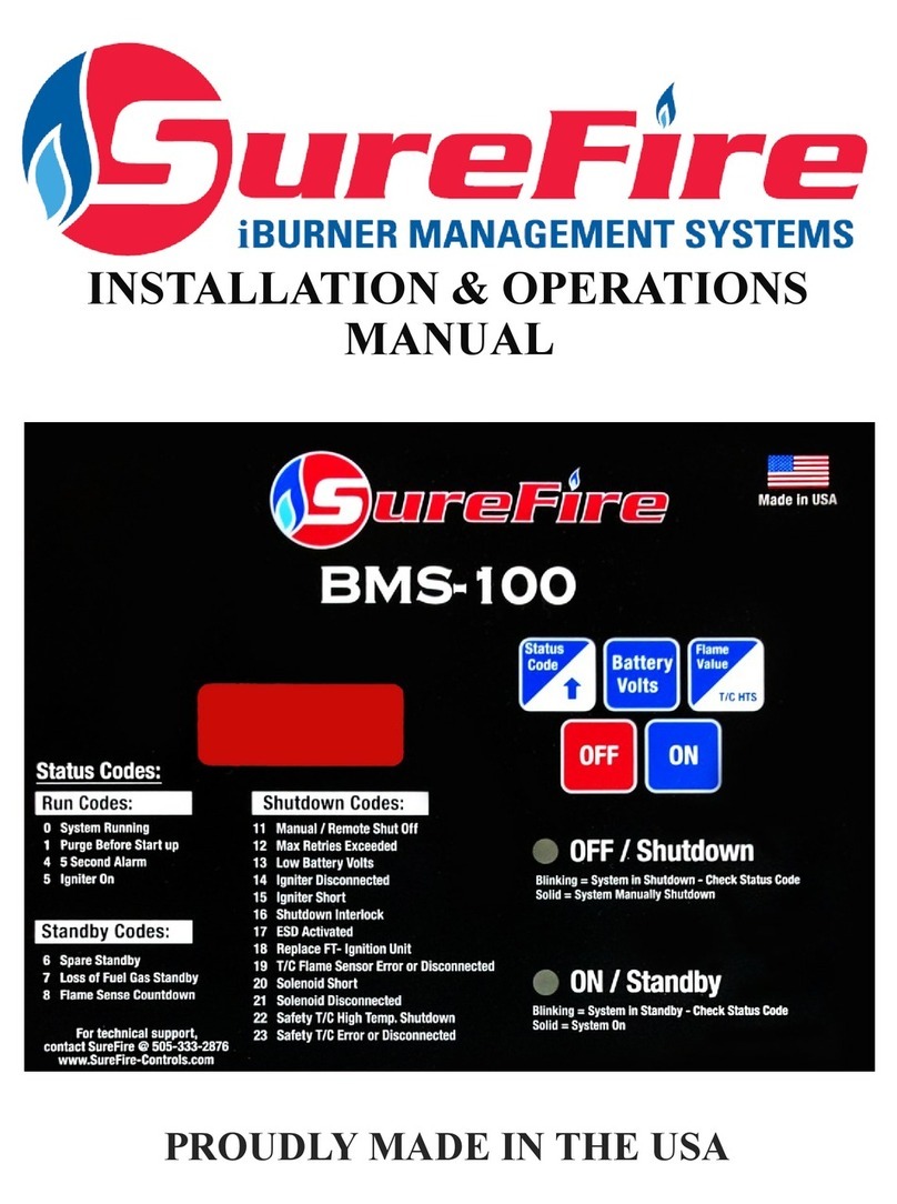 Surefire iBURNER BMS-100 Installation & operation manual