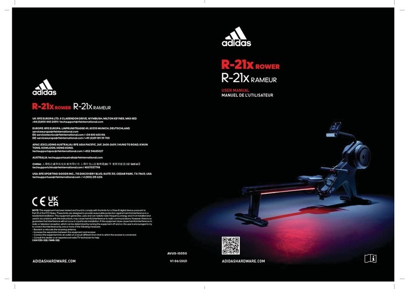 Adidas R-21X user manual