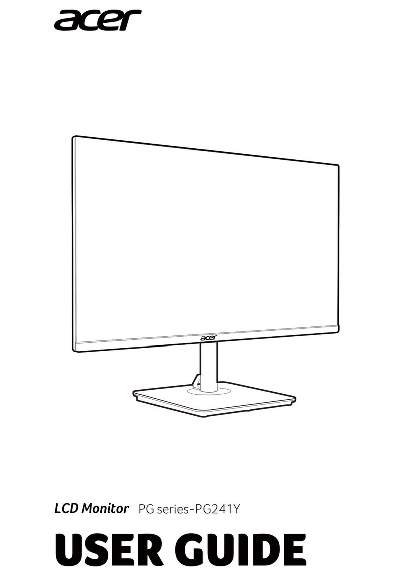 Acer PG Series User manual