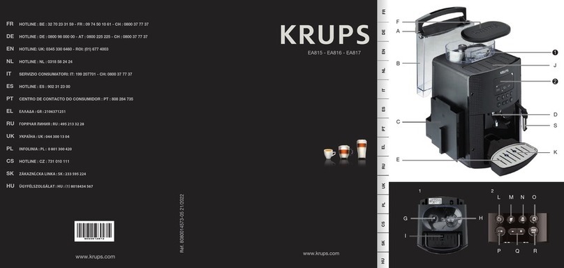 Krups EA816 User manual
