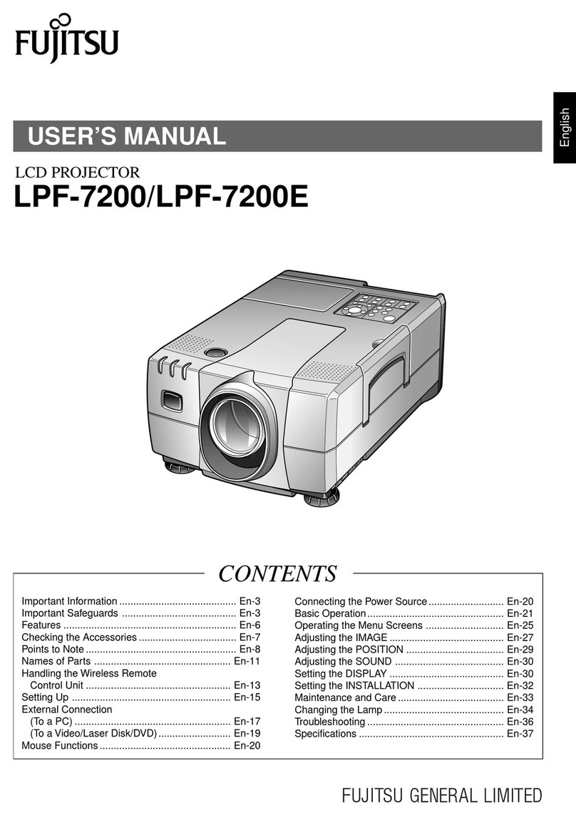 Fujitsu LPF-7200E User manual