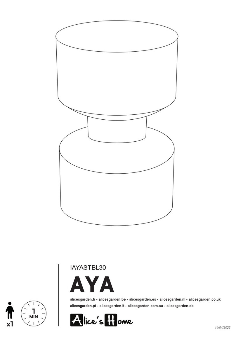 Alice's Home AYA IAYASTBL30 User manual Alice's Home AYA IAYASTBL30 User manual