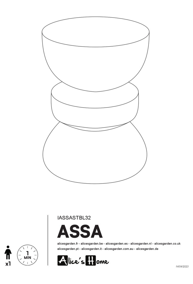 Alice's Home ASSA IASSASTBL32 User manual Alice's Home ASSA IASSASTBL32 User manual