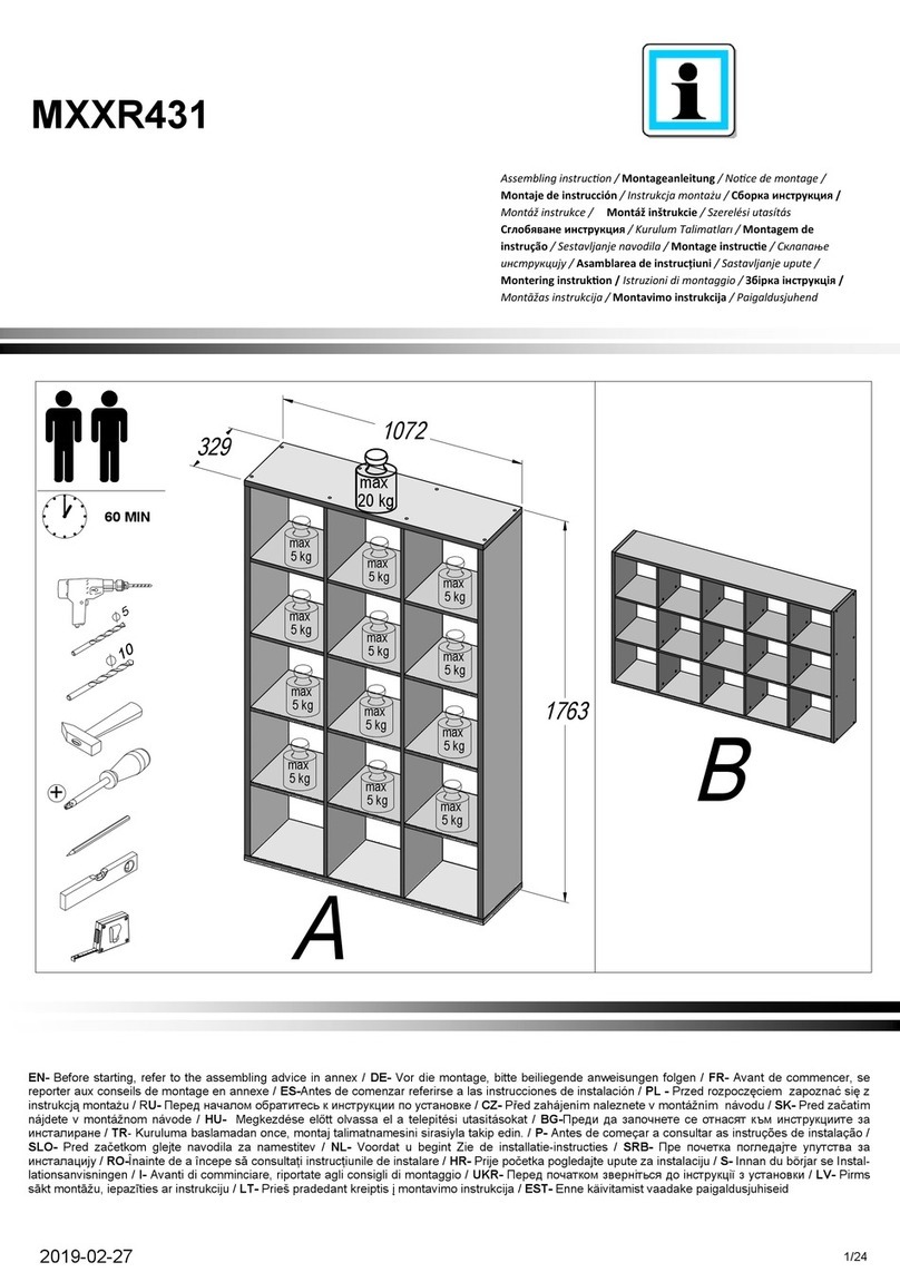 Forte MXXR431 Assembling Instruction