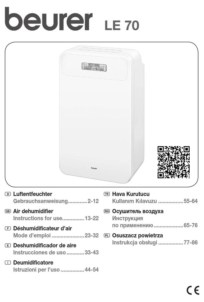 Beurer LE 70 Instructions for use