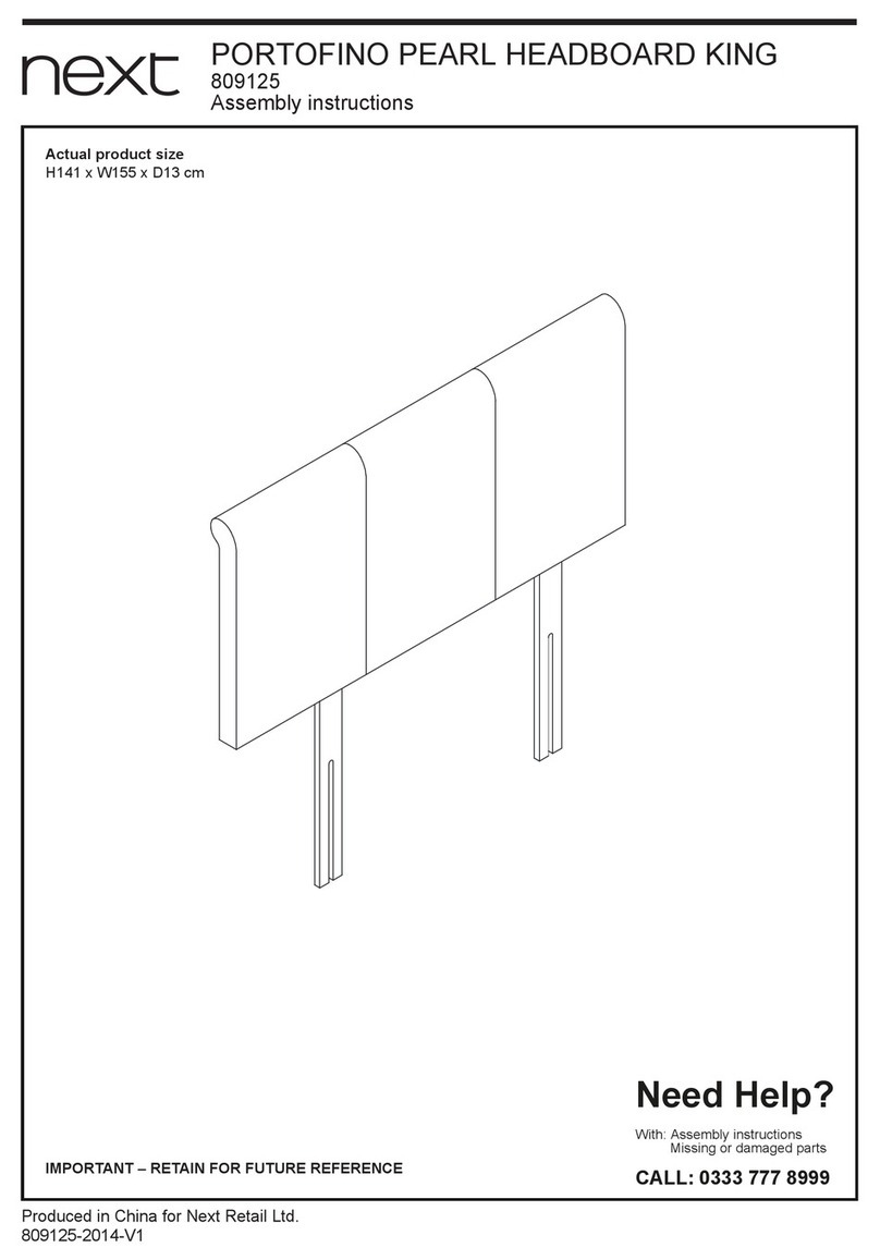 Next PORTOFINO KING 809125 User manual