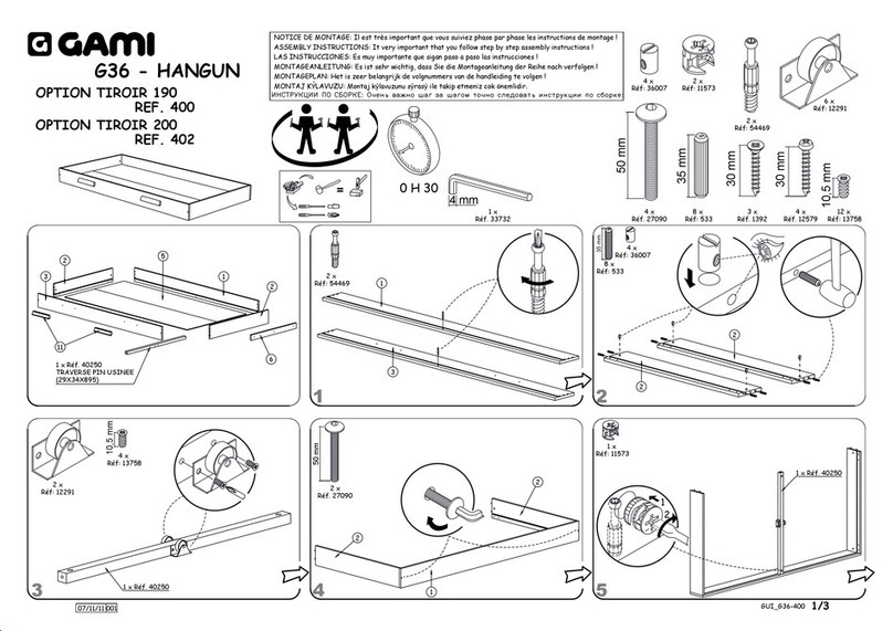 Gami G36-HANGUN Assembly instructions Gami G36-HANGUN Assembly instructions