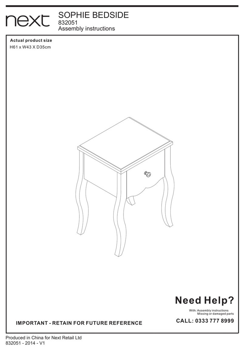 Next SOPHIE 832051 User manual