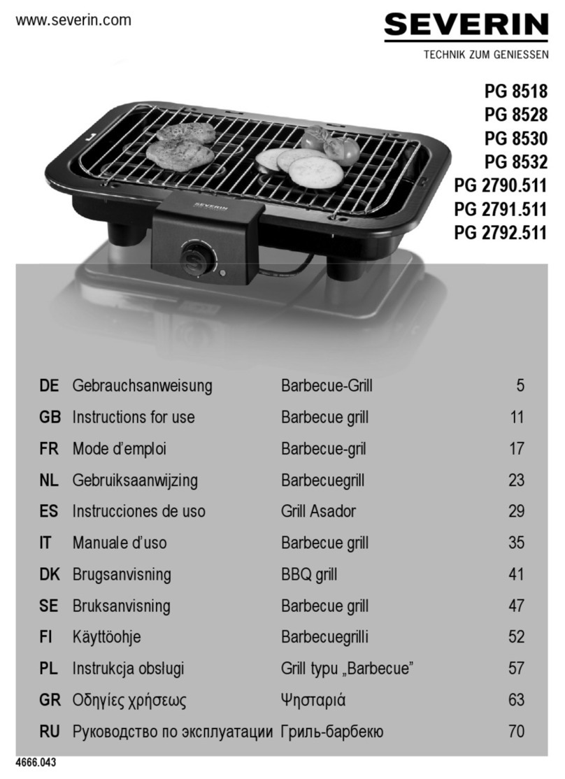 SEVERIN PG 8518 User manual