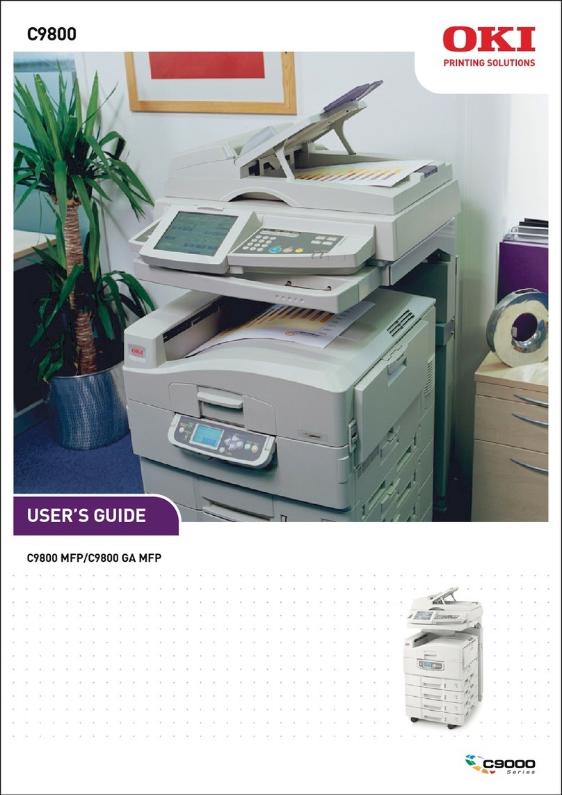Oki C9000 Series User manual