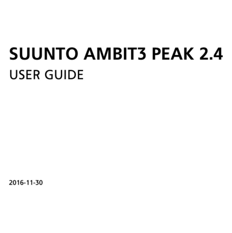 Suunto AMBIT3 PEAK 2.4 User manual