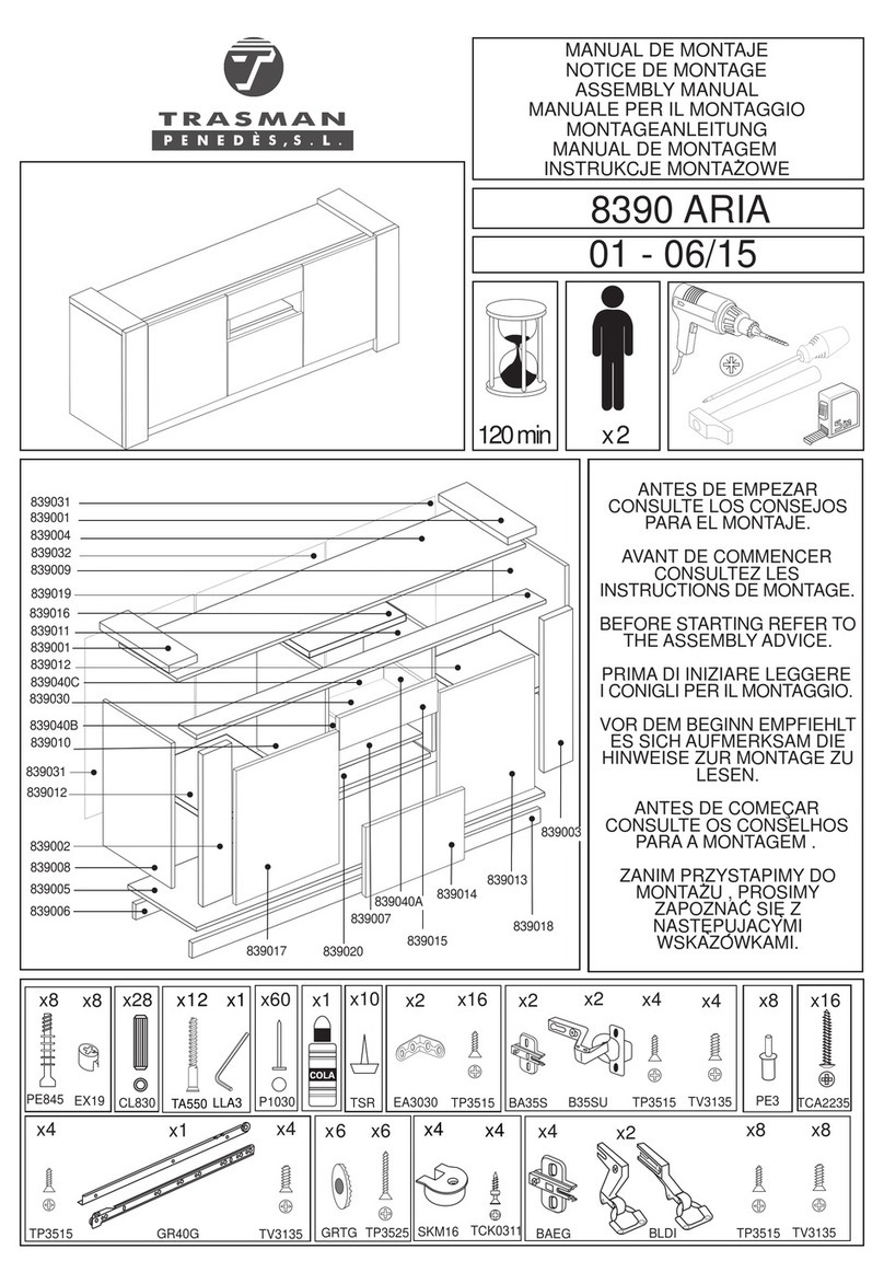 Trasman 8390 ARIA Assembly manual