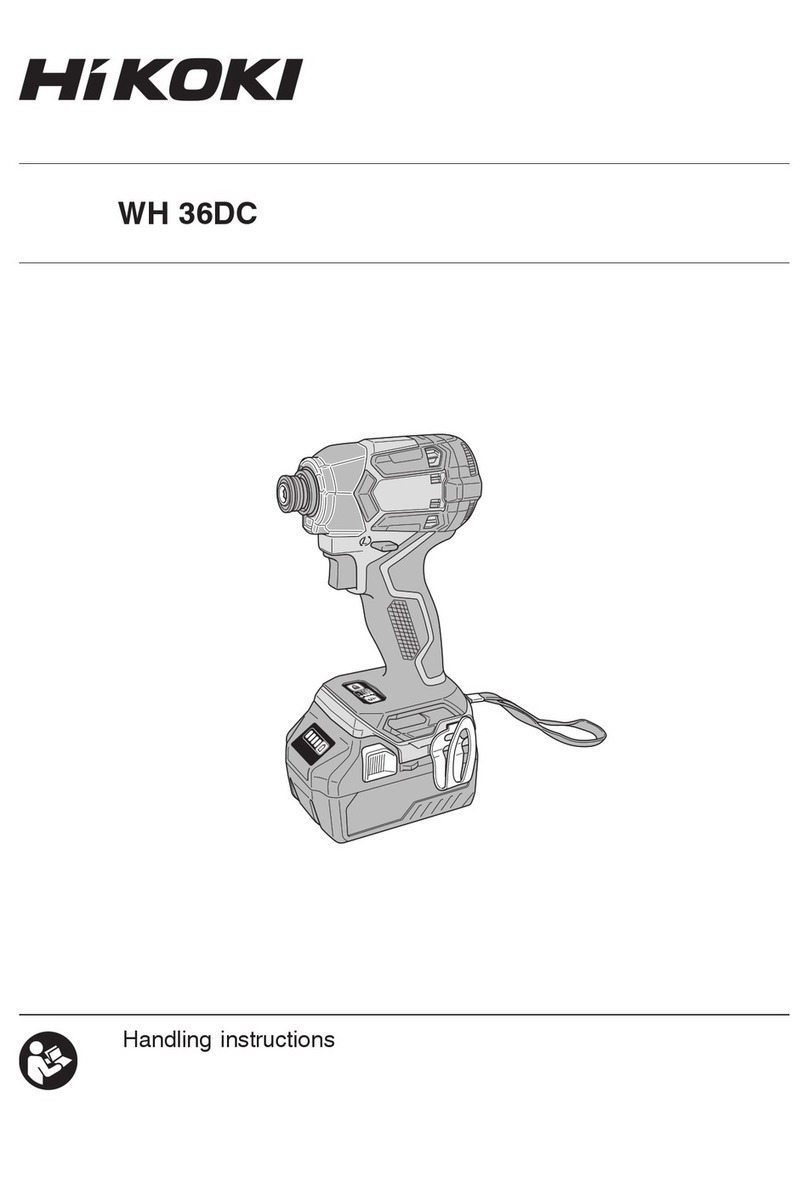 HIKOKI WH 36DC HRZ User manual