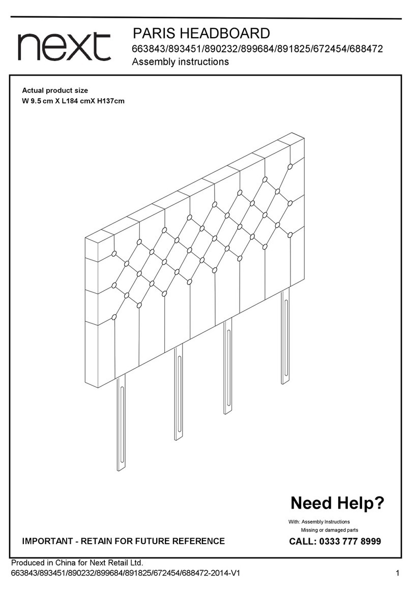 Next PARIS 663843 User manual