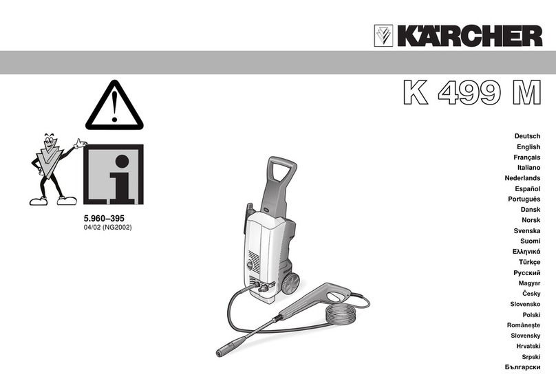 Kärcher K 499 M User manual