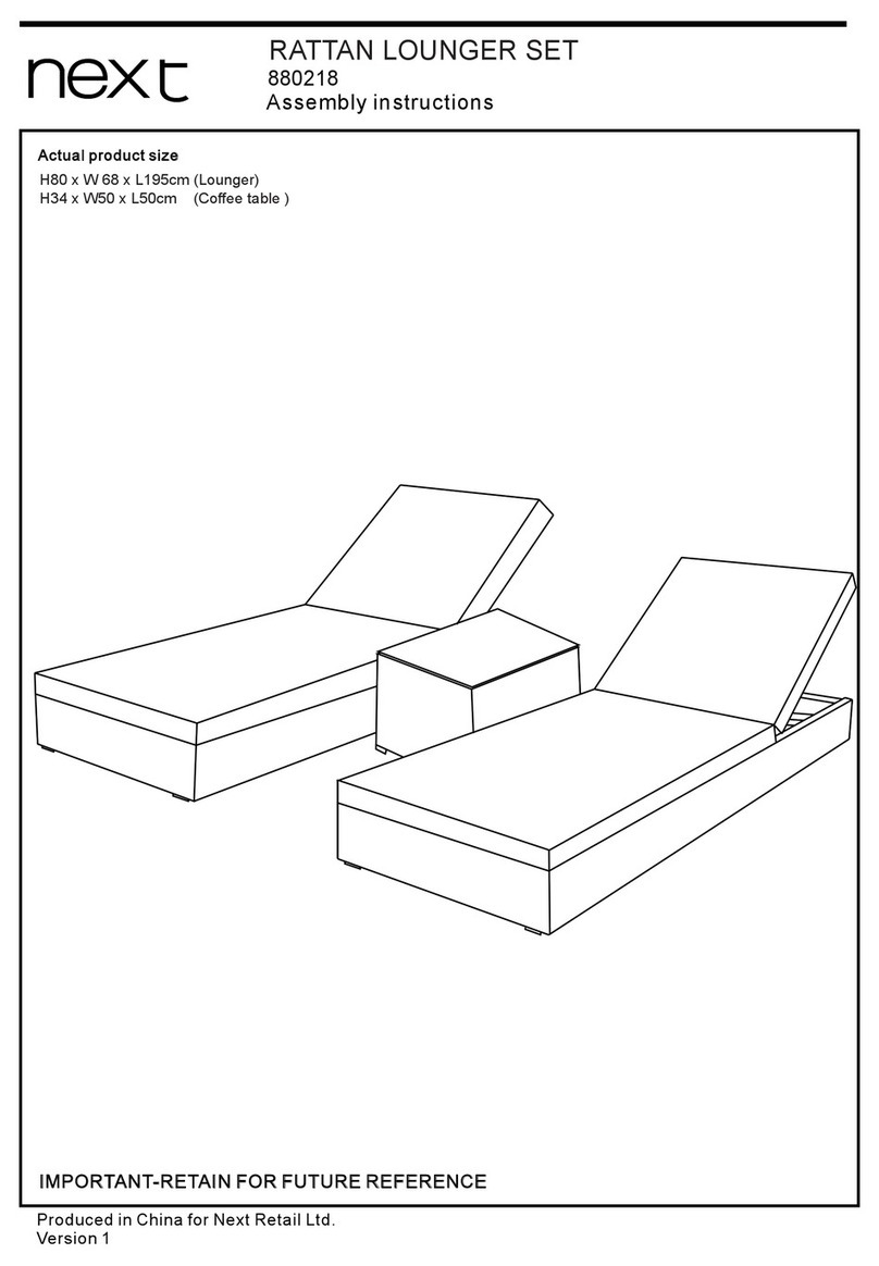 Next RATTAN 880218 User manual