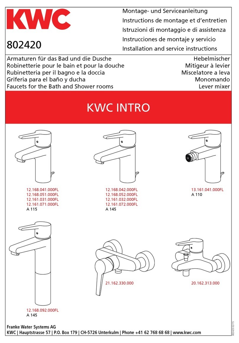 KWC A 115 Quick guide KWC A 115 Quick guide