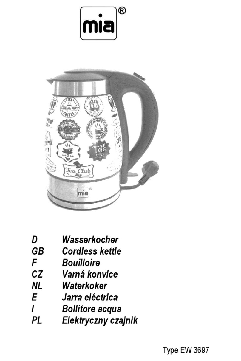 MIA EW 3697 User manual