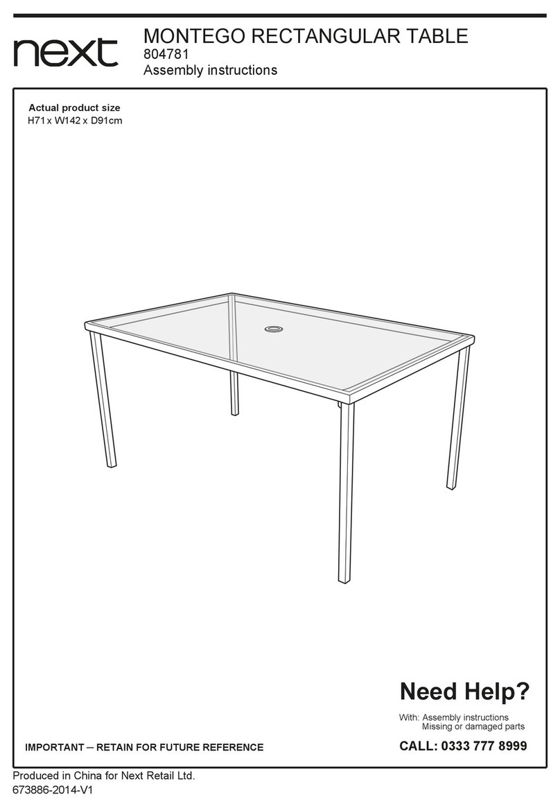 Next MONTEGO 804781 User manual Next MONTEGO 804781 User manual
