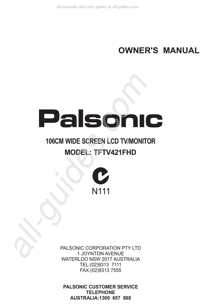 Palsonic TFTV421FHD owner's manual