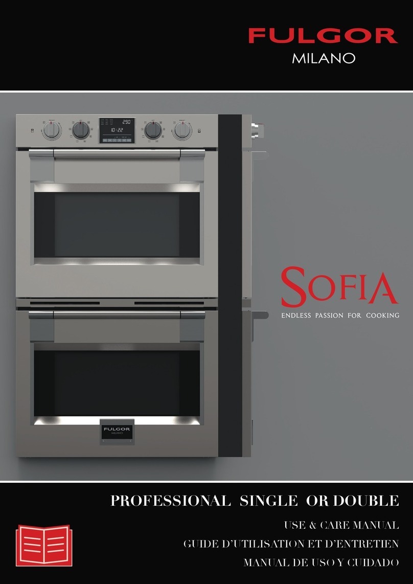 Fulgor Milano SOFIA F6PDP30S1 User manual