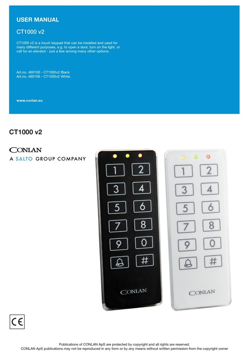 Salto Conlan CT1000 v2 user manual