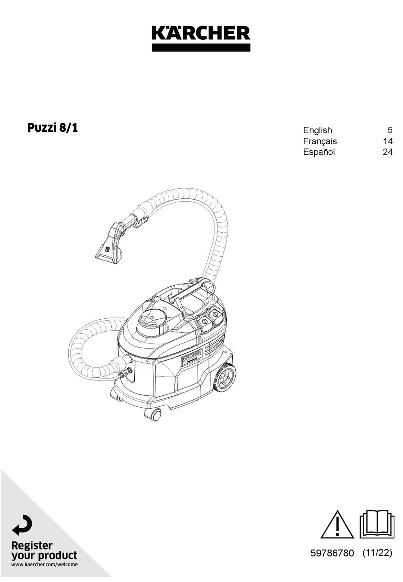 Kärcher Puzzi 8/1 User manual