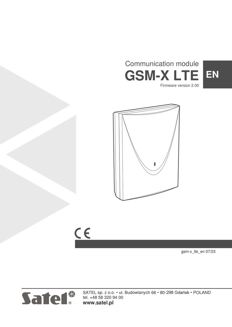 Satel GSM-X LTE instruction manual