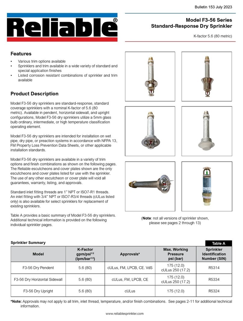 Reliable F3-56 Series User manual